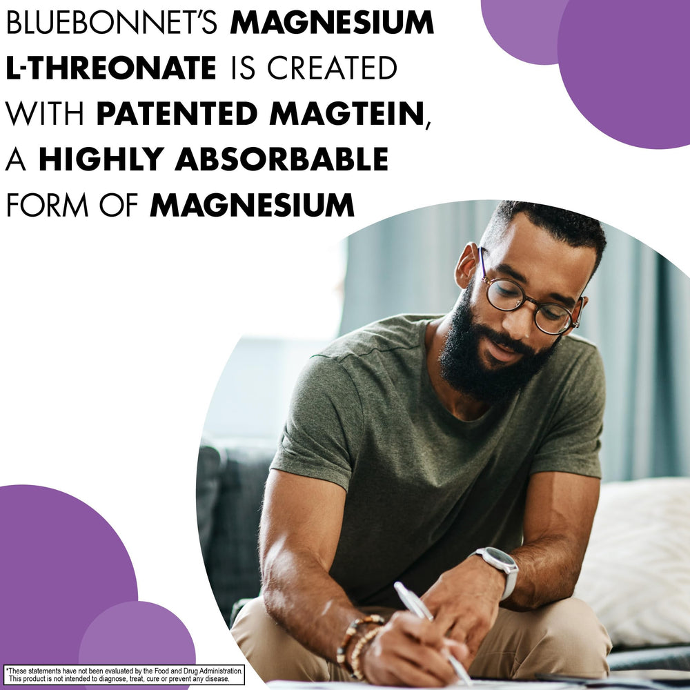 90-vegetable-capsule bottle for Magtein Magnesium L-Threonate