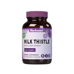 BlueBonnet Milk Thistle Fruit & Seed Extract bottle with 60 capsules
