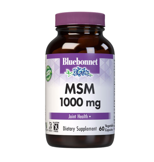 BlueBonnet MSM Supplement bottle front view