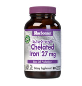 Bluebonnet Albion Chelated Iron 27 mg bottle – front view