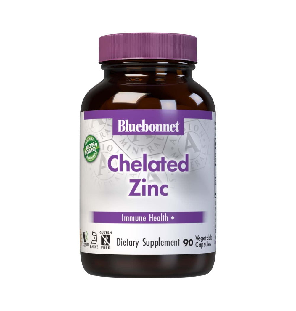 Bluebonnet Nutrition Albion Chelated Zinc bottle front