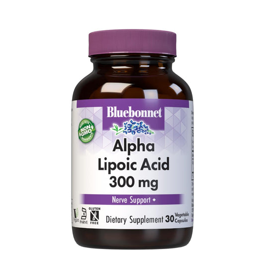 Bluebonnet Nutrition Alpha Lipoic Acid 300 mg bottle front view