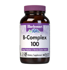 Bluebonnet B Complex 100 vegetable capsule bottle - main image