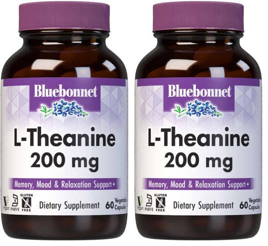 BlueBonnet Nutrition L-Theanine 200mg bottle