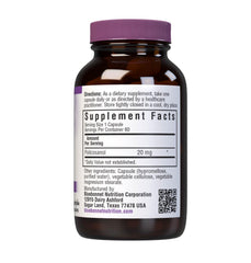 Product label showing policosanol derived from non-GMO sugarcane wax