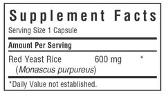 Bluebonnet Red Yeast Rice 600 mg bottle with packaging