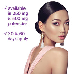 Package showing 30 vegetable capsules and servings