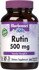 Bluebonnet Rutin 500mg bottle on white background