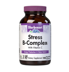 Bluebonnet Stress Relief B Complex vegetable capsules bottle main image