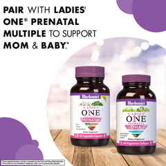 Bluebonnet Ladies' One Prenatal DHA bottle alone