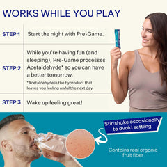 Travel-ready Blueshift Pre-Game 10-pack box
