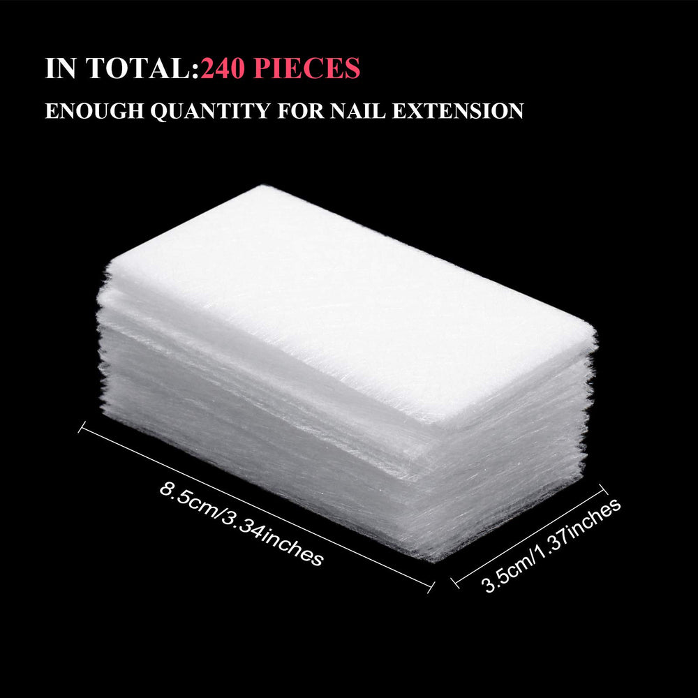 Blulu fiberglass nail wrap texture close up highlights lightweight reinforcement