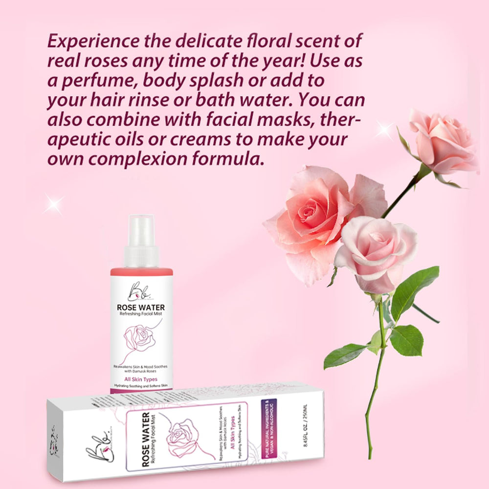 Cruelty-free and vegan Blusheva Rosewater Mist aligns with ethical skincare