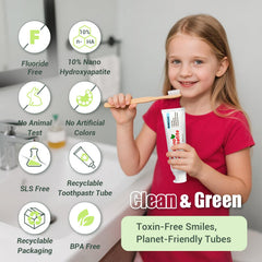 Eco-friendly biodegradable toothpaste tube packaging
