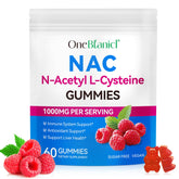 Front view of bnHUlMXw NAC Gummies 1000mg bottle