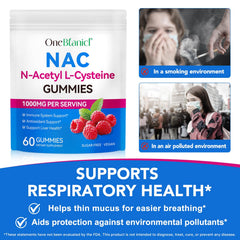 Product packaging display for BNHUlMXw NAC Gummies
