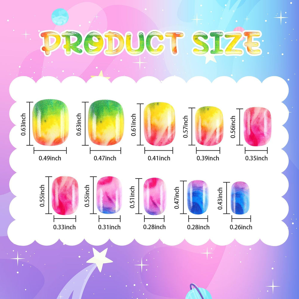 BOARDFEB gradient colors nails suitable for DIY home nail art