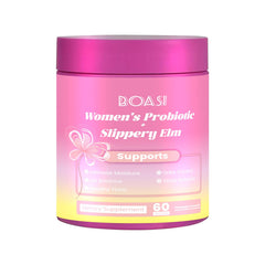 Boasi Her Juicy Vaginal Probiotics Gummies bottle with pineapple flavor