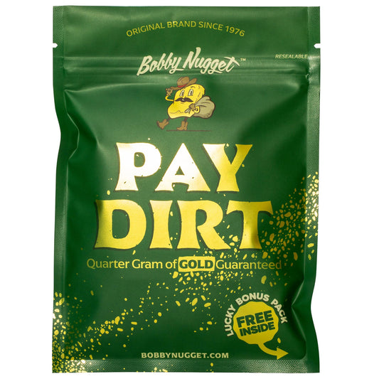 Bobby Nugget Gold Paydirt Bag – front view
