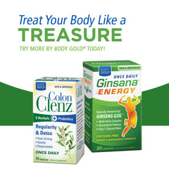 Body Gold Venastat packaging and capsules