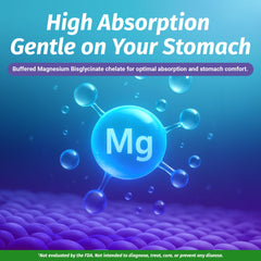 Chelated magnesium bisglycinate illustration