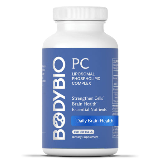 BodyBio PC bottle on a clean white background
