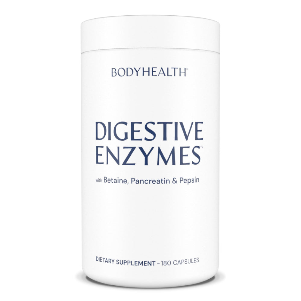 BodyHealth Digestive Enzymes Full Spectrum bottle – 180 capsules