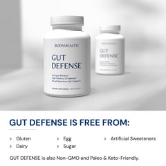 Product on display highlighting Paleo and Keto friendly formula