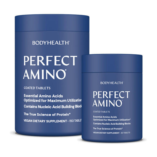BodyHealth PerfectAmino bottle label