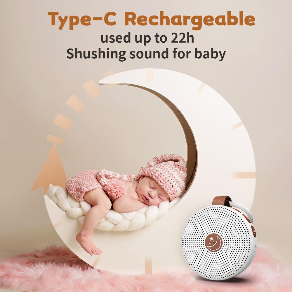BodyHush portable white noise unit ideal for on-the-go focus and peaceful nights.