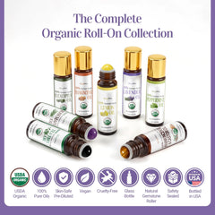 Lifestyle scene showing Lavender Roll-On for meditation and relaxation