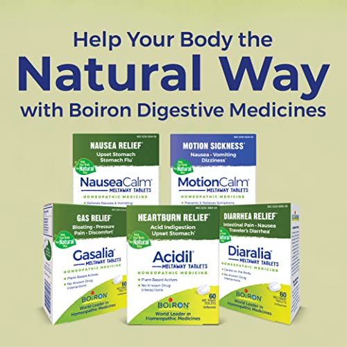 Boiron Acidil On the Go HSA eligible badge signals reimbursement options.