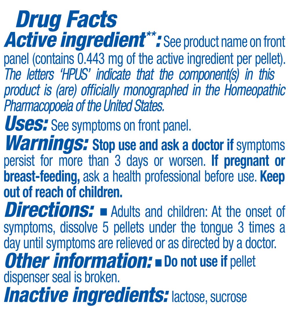 Chamomilla 200Ck teething relief for irritability product shot