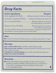 Gas relief homeopathic medicine Boiron Gasalia 60 tablets per pack