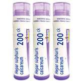 Pack of 3 tubes of Boiron Hepar Sulphuris Calcareum 200CK