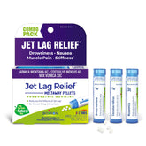 Jet Lag Relief Kit packaging showing three tubes