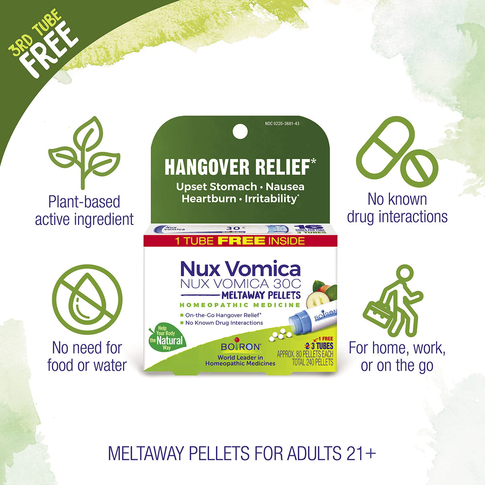 Side view of Boiron Nux Vomica 30C packaging
