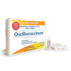 Boiron logo on Oscilloccinum packaging