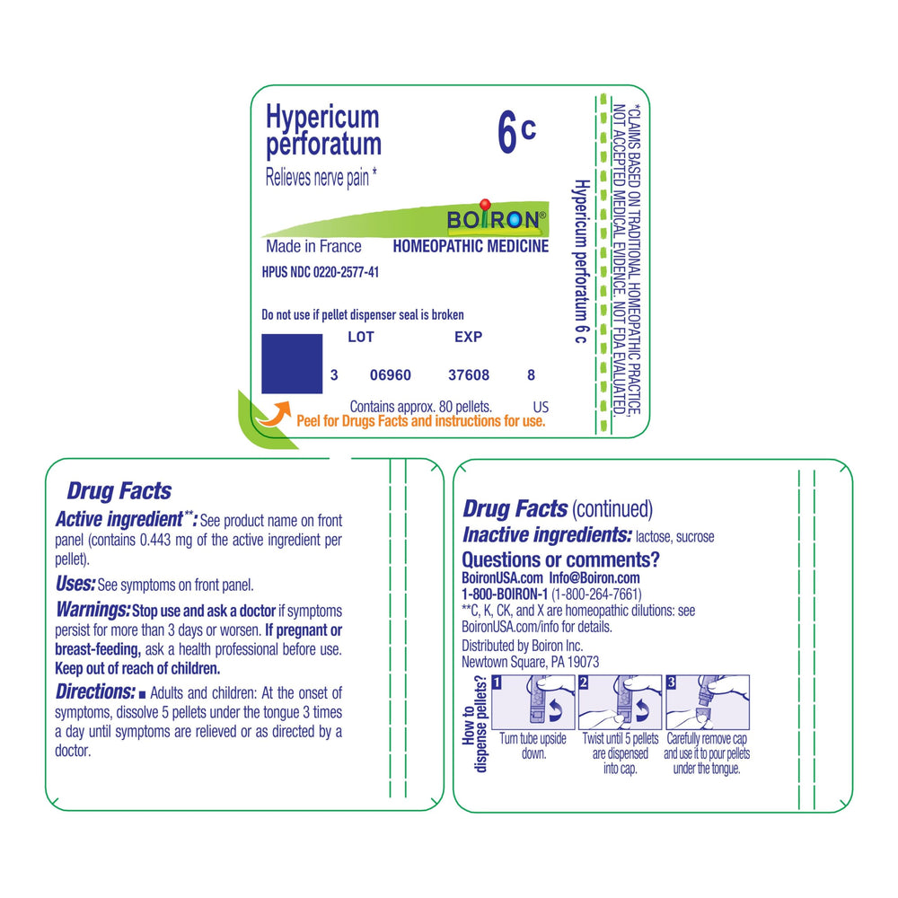 Plant-powered relief imagery for Hypericum 6C
