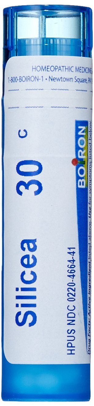 Boiron Silicea 30C Pellets 80-count tube front view