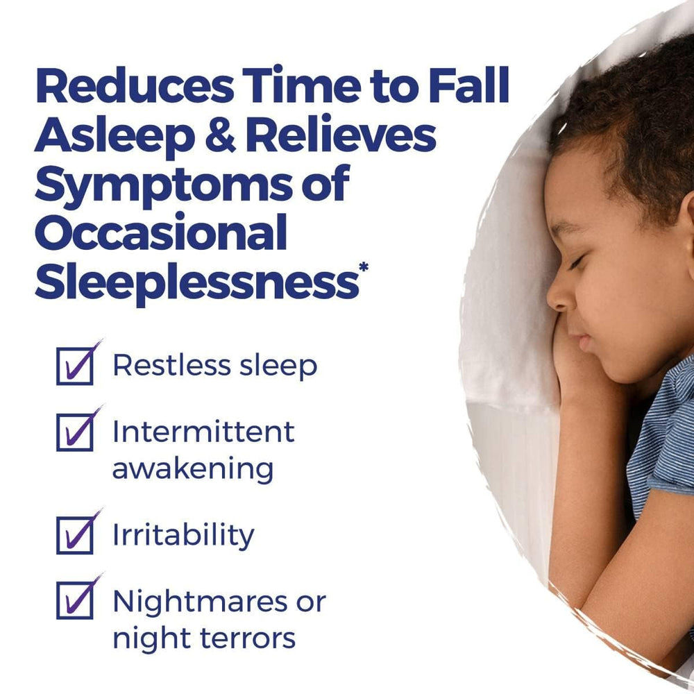 Boiron logo with SleepCalm Kids branding