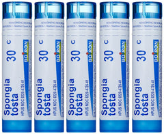 Boiron Spongia Tosta 30C pack of five homeopathic pellets packaging