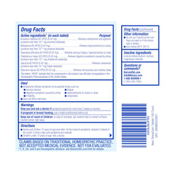 Close-up of StressCalm meltaway tablets dissolving in the mouth