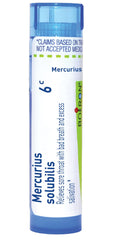 Boiron Mercurius Solubilis 6C pellets in dispensing tube