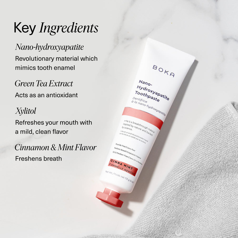 Adults and kids brushing with Boka toothpaste
