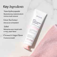 Safe for adults and kids for daily oral care with Boka toothpaste
