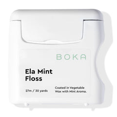 Packaging for Boka Ela Mint Expandable Woven Dental Floss