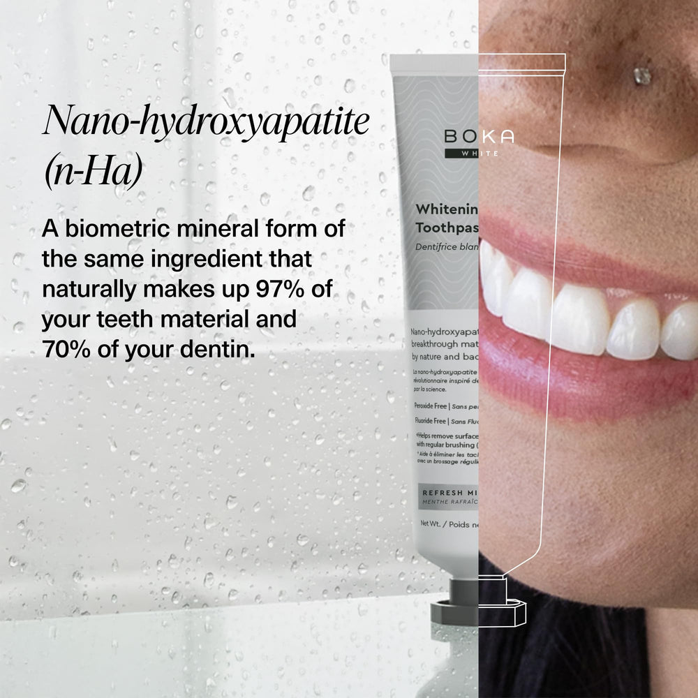 Whitening mint toothpaste set, 4 oz tubes, 3-pack, US manufactured