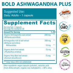 Amla and Holy Basil ingredients in the formula