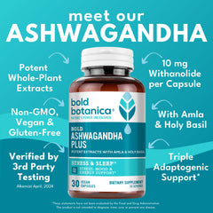 Ashwagandha root and leaf extracts